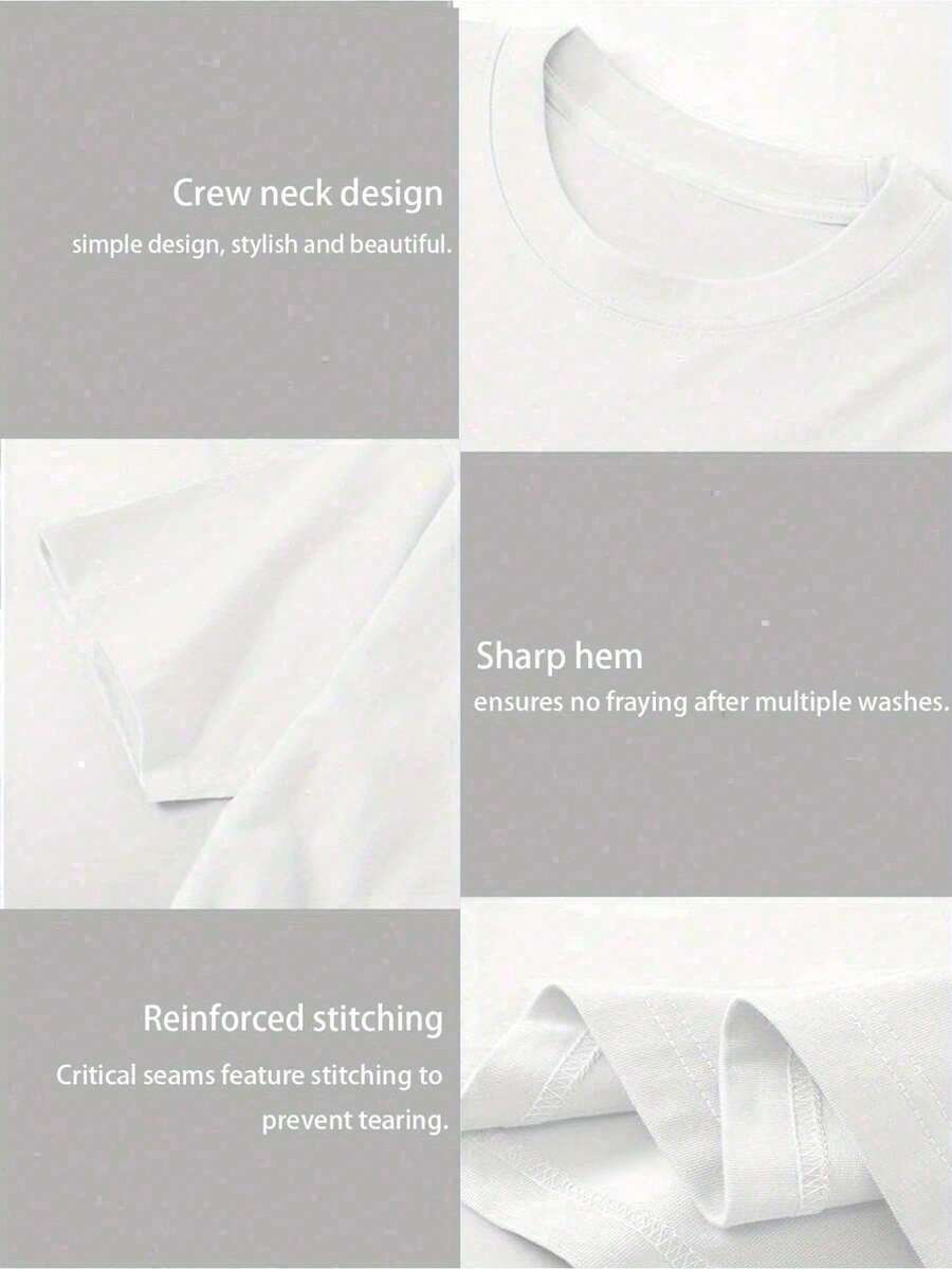 T-shirt graphique pour enseign - Undershirt Crew Neck avis et prix