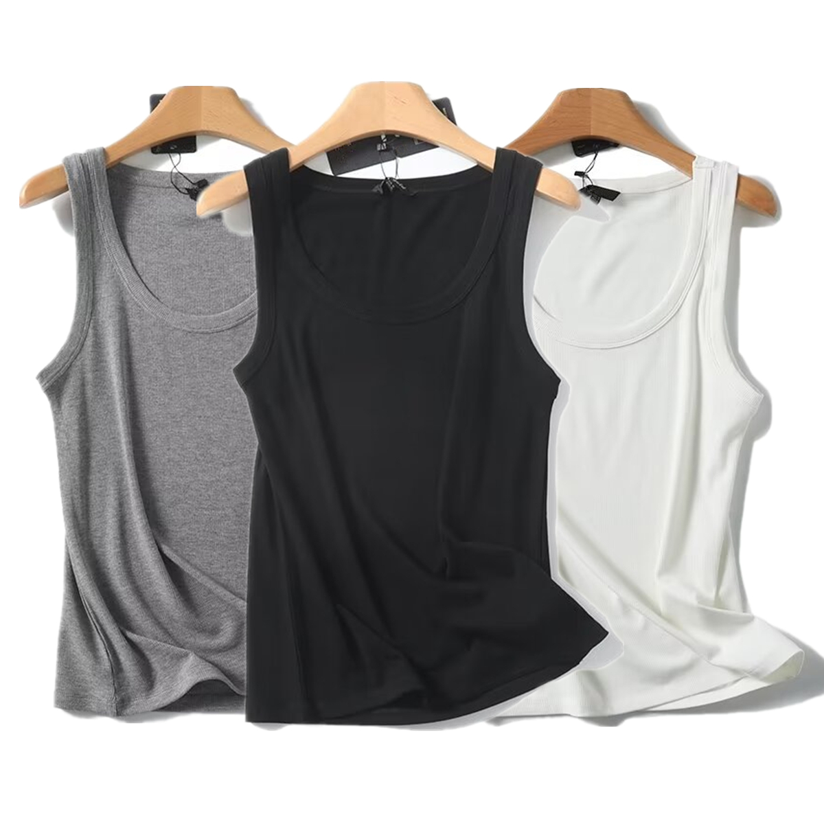Maxdutti-T-Shirt Slim Fit pour - Tank Top Ribbed avis et prix