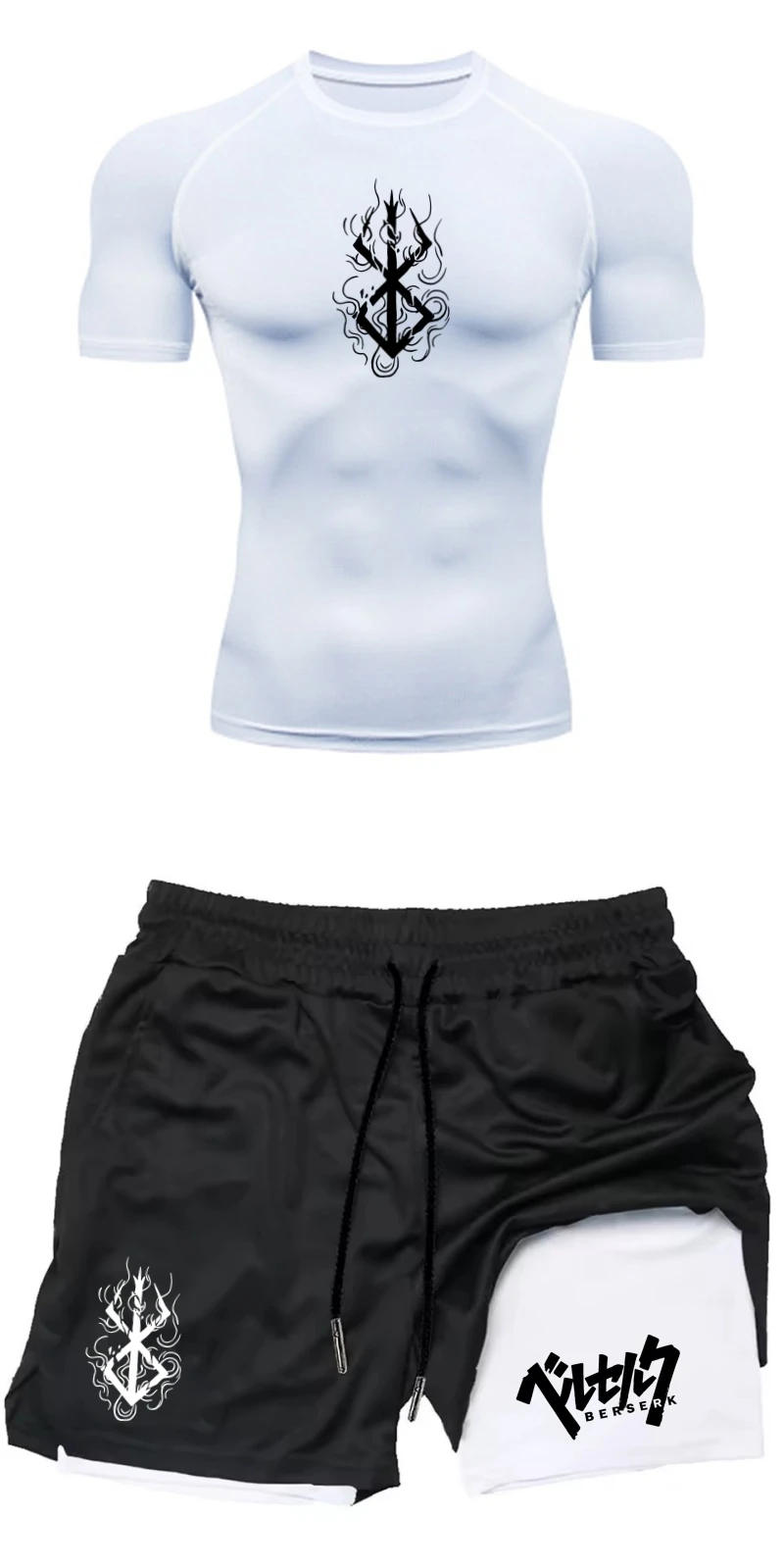 Ensemble de sport d'été pour h - Compression Shorts Athletes avis et prix