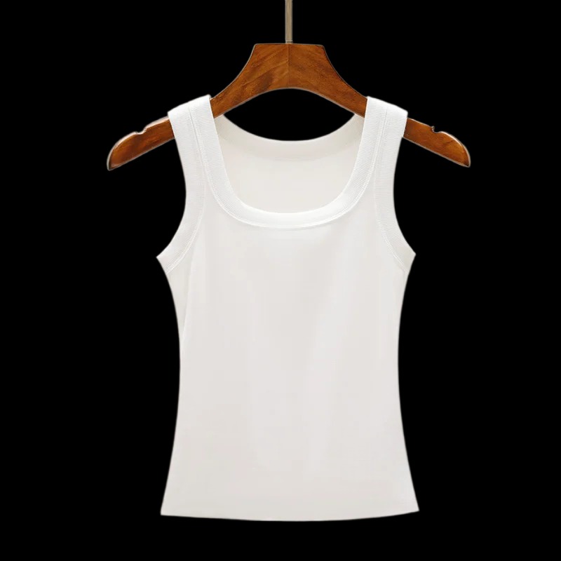 Débardeur côtelé avec motif gr - Tank Top Ribbed avis et prix